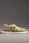 By Anthropologie Fisherman Sandals In Green