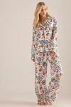 By Anthropologie Flannel Pyjama Bottoms In Multicolor