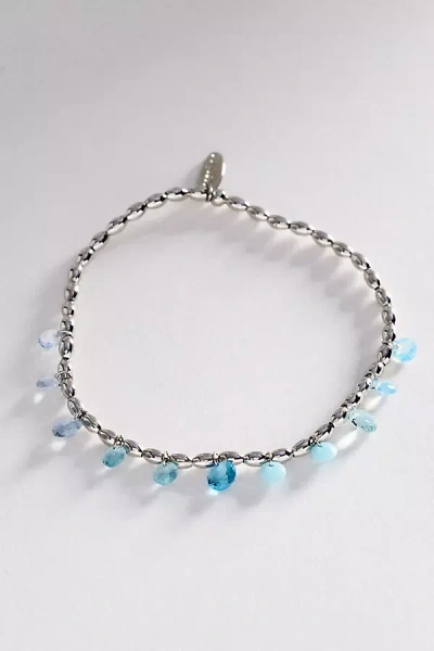 By Anthropologie Floating Crystal Bracelet In Blue