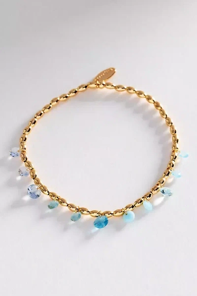 By Anthropologie Floating Crystal Bracelet In Gold