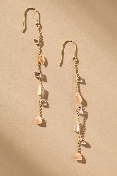 By Anthropologie Floating Crystal Drop Earrings
