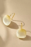 By Anthropologie Floating Crystal Earrings In Beige