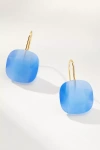 By Anthropologie Floating Crystal Earrings In Blue