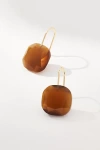 By Anthropologie Floating Crystal Earrings In Brown