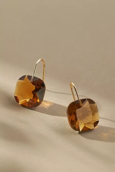By Anthropologie Floating Crystal Earrings In Multicolor
