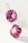 By Anthropologie Floating Crystal Earrings In Purple