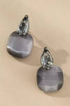 By Anthropologie Floating Crystal Earrings In Silver