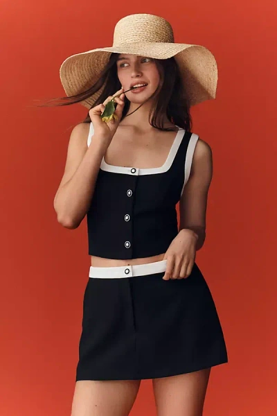 By Anthropologie Floppy Straw Sun Hat In Beige