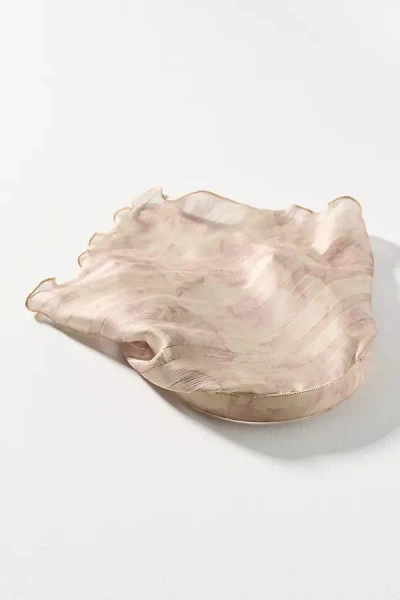 By Anthropologie Floral Hair Scarf In Sand