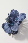 By Anthropologie Flower Bloom Hair Claw Clip In Blue