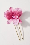 By Anthropologie Flower Bloom Hair Pin In Purple