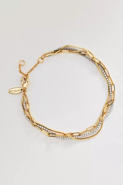 By Anthropologie Fluid Layers Bracelet In Gold