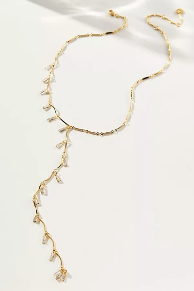 By Anthropologie Flutter Y-neck Necklace In Gold