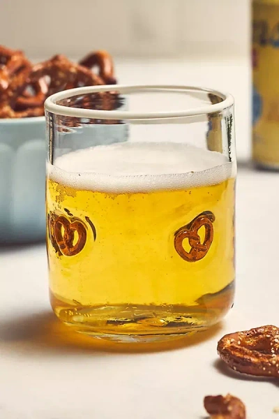 By Anthropologie Food & Drink Icon Juice Glass In Transparent