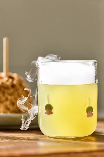 By Anthropologie Food & Drink Icon Juice Glass In Transparent