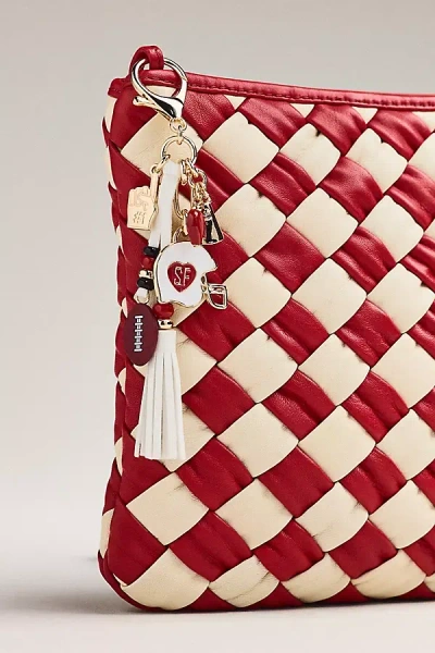 By Anthropologie Football Team Bag Charm In Gold