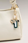 By Anthropologie Football Team Bag Charm In Green
