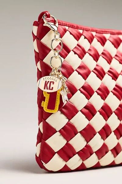 By Anthropologie Football Team Bag Charm In Red