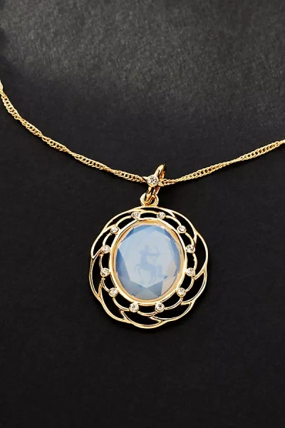 By Anthropologie Framed Zodiac Pendant Necklace