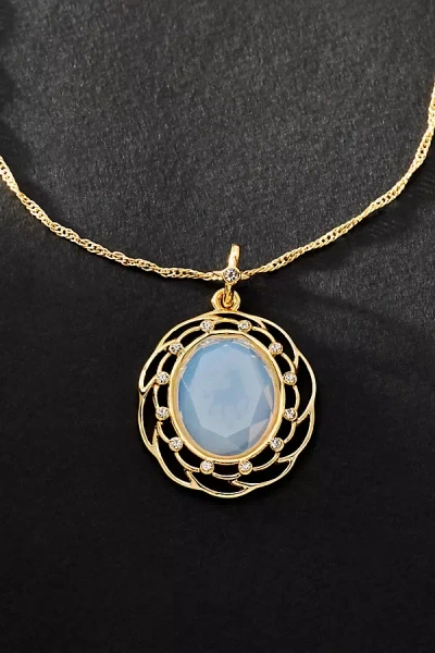 By Anthropologie Framed Zodiac Pendant Necklace