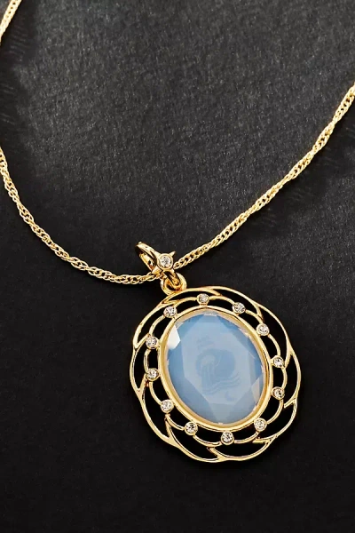 By Anthropologie Framed Zodiac Pendant Necklace