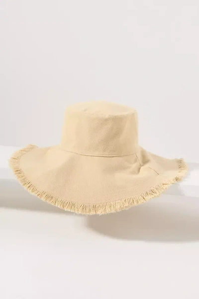 By Anthropologie Frayed Edge Bucket Hat