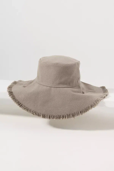 By Anthropologie Frayed Edge Bucket Hat
