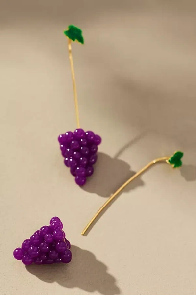 By Anthropologie Fruit & Icon Drop Earrings In Multi