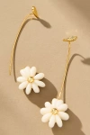 By Anthropologie Fruit Drop Earrings In White