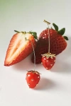 By Anthropologie Fruit Drop Earrings In Red