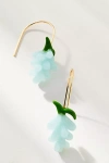 By Anthropologie Fruit Icon Glass Drop Earrings In Blue