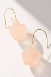 By Anthropologie Fruit Icon Glass Drop Earrings In Orange