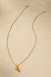 By Anthropologie Fruit Pendant Necklace In Gold