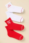 By Anthropologie Game Day Socks, Set Of 2