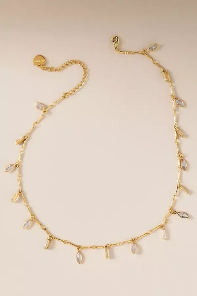 By Anthropologie Gemstone Choker Necklace In Gold