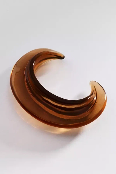 By Anthropologie Geo Bangle Bracelet In Brown