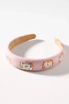 By Anthropologie Geo Headband In Pink