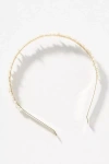By Anthropologie Getaway Pearl Headbands, Set Of 2 In Gold