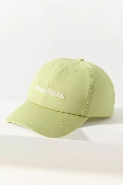 By Anthropologie Gimme Matcha Baseball Cap In Green