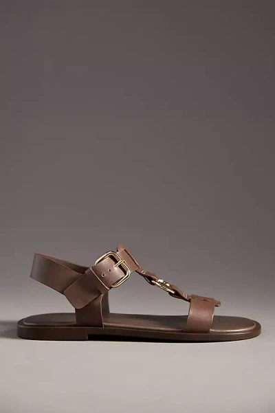 By Anthropologie Gladiator Ring Sandals In Brown