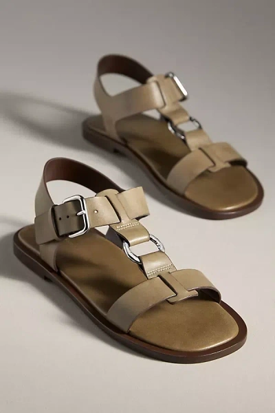 By Anthropologie Gladiator Ring Sandals In Green