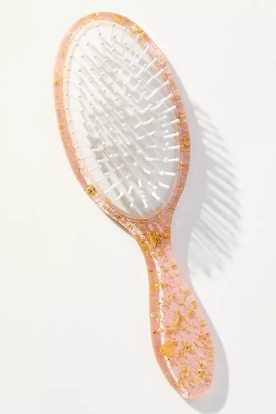 By Anthropologie Gold Leaf Hair Brush