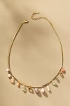 By Anthropologie Stone Charm Collar Necklace