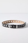 By Anthropologie Grommet Moto Belt In Black