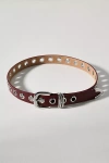 By Anthropologie Grommet Moto Belt In Red