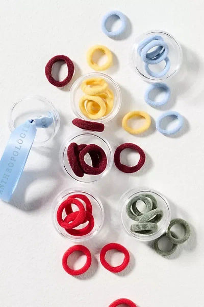 By Anthropologie Hair Tie Canister Set In Multi