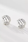 By Anthropologie Hammered Cage Huggie Earrings