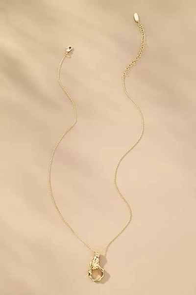 By Anthropologie Hand Charm Connector Necklace In Gold