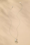 By Anthropologie Hand Charm Connector Necklace In Metallic