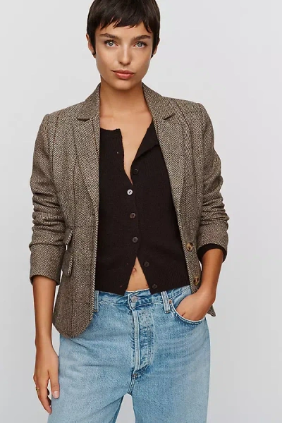 By Anthropologie Heritage Blazer Jacket In Brown